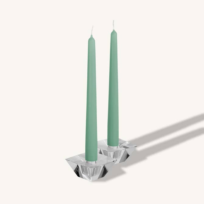 Emerald Taper Candles - 10 Inch - 4 Pack