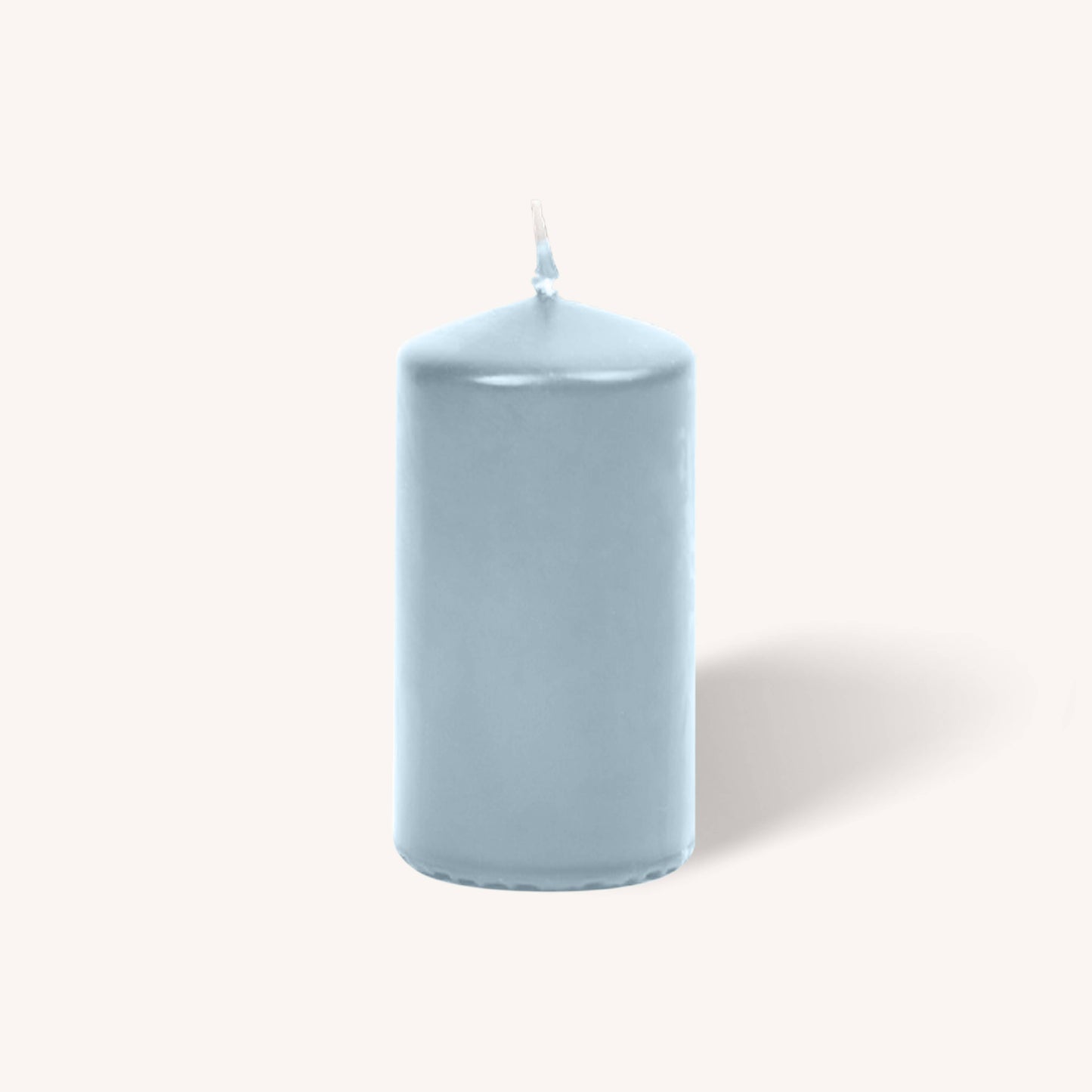 Ice Blue Pillar Candles - 2" x 4" - 4 Pack