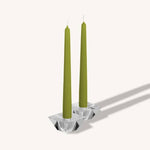 Load image into Gallery viewer, Olive Green Taper Candles - 12 Inch - 4 Pack
