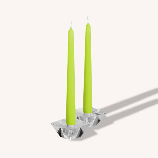 Lime Taper Candles - 10 Inch - 4 Pack