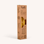Load image into Gallery viewer, Yellow Beeswax Candles - 6 inch - 4 Pack
