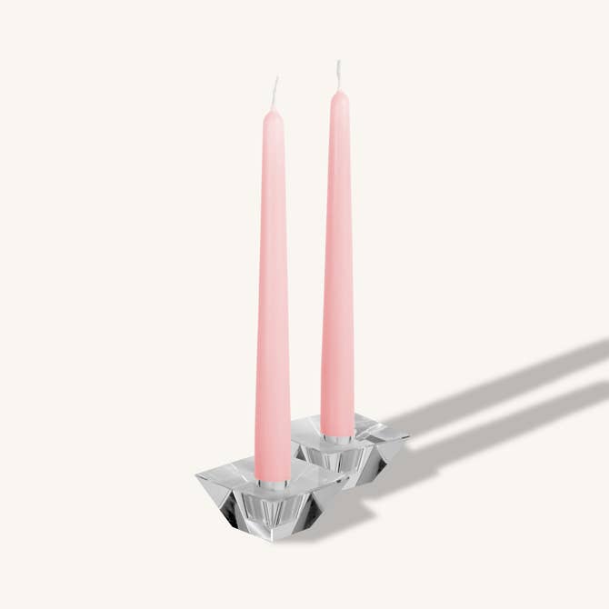 Light Pink Taper Candles - 10 Inch - 4 Pack