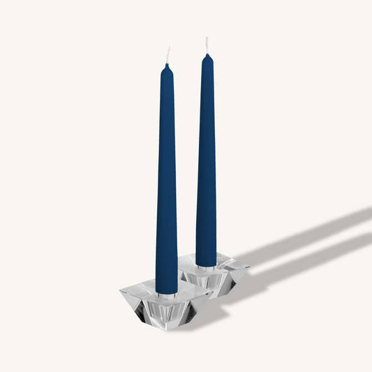 Midnight Blue Taper Candles - 10 Inch - 4 Pack