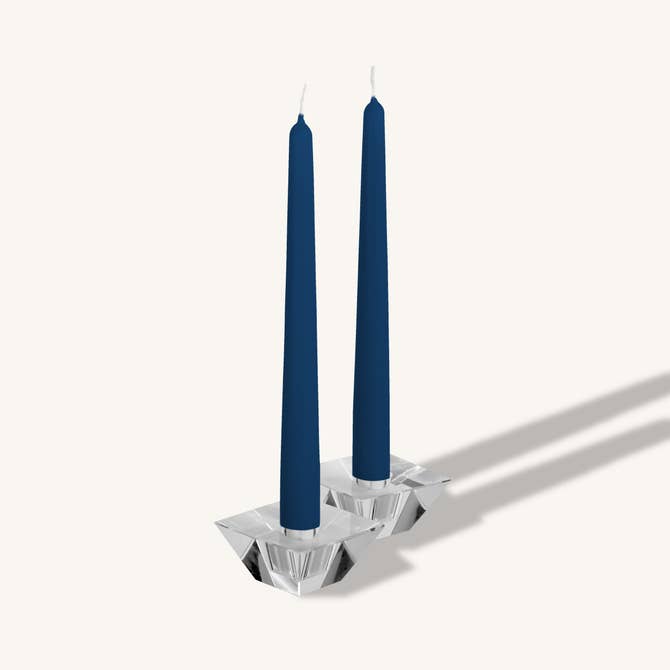 Midnight Blue Taper Candles - 12 Inch - 4 Pack