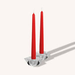 Load image into Gallery viewer, Cherry Red Taper Candles - 12 Inch - 4 Pack
