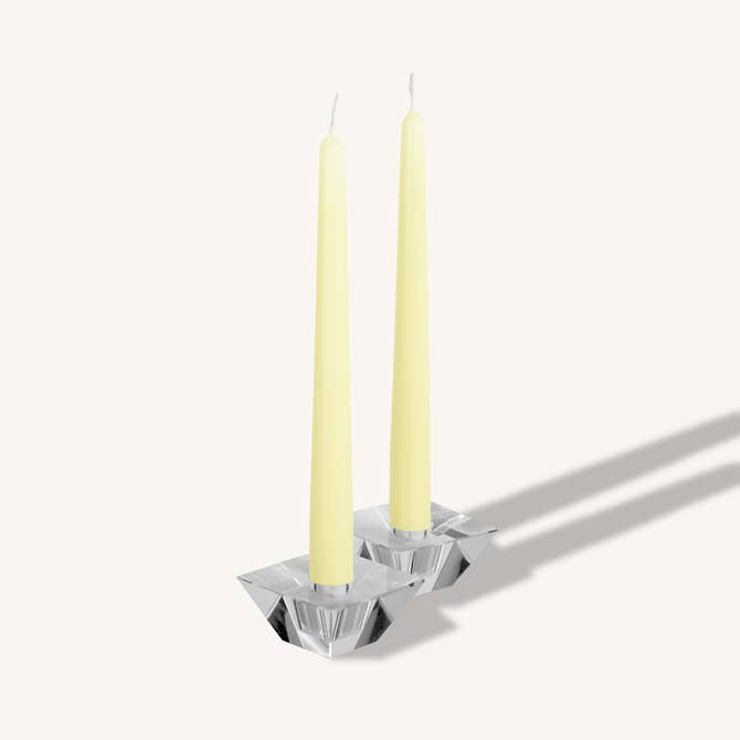 Ivory Taper Candles - 10 Inch - 4 Pack