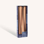 Load image into Gallery viewer, Metallic Copper Taper Candles - 10 Inch - 4 Pack
