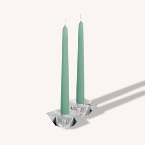 Emerald Taper Candles - 10 Inch - 4 Pack