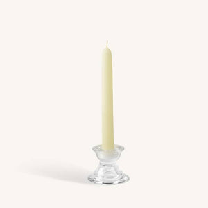 White Beeswax Candles - 8 inch - 2 Pack
