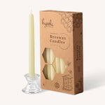 Load image into Gallery viewer, White Beeswax Candles - 8 Hours - 12 Pack
