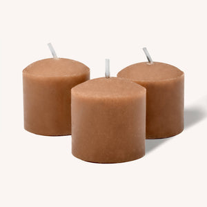 Scented Votive Candles - Roasted Almonds - 12 Hours - 9 Pack