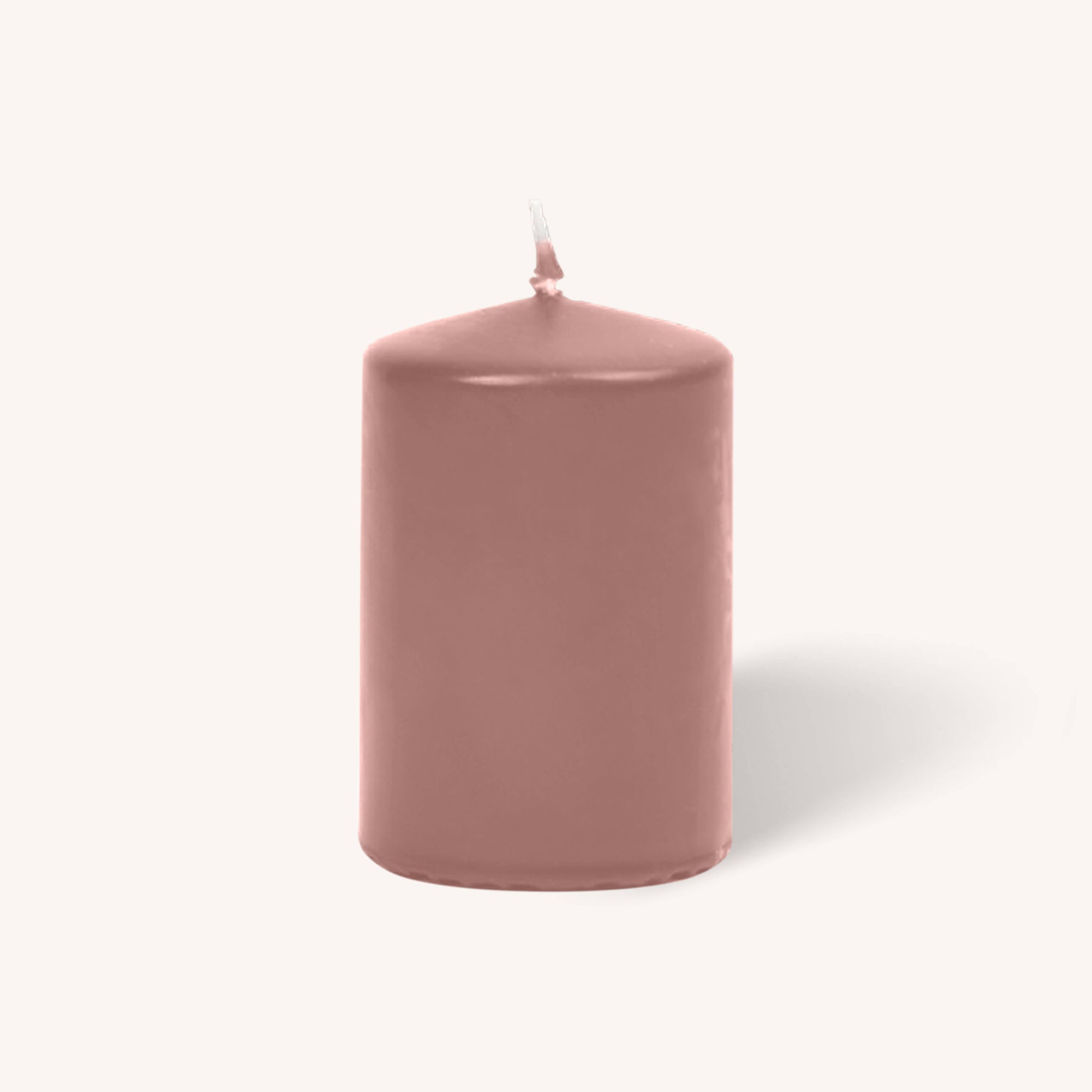 Lavender purple pillar candle, 2 inch by 3 inch, pack of 4