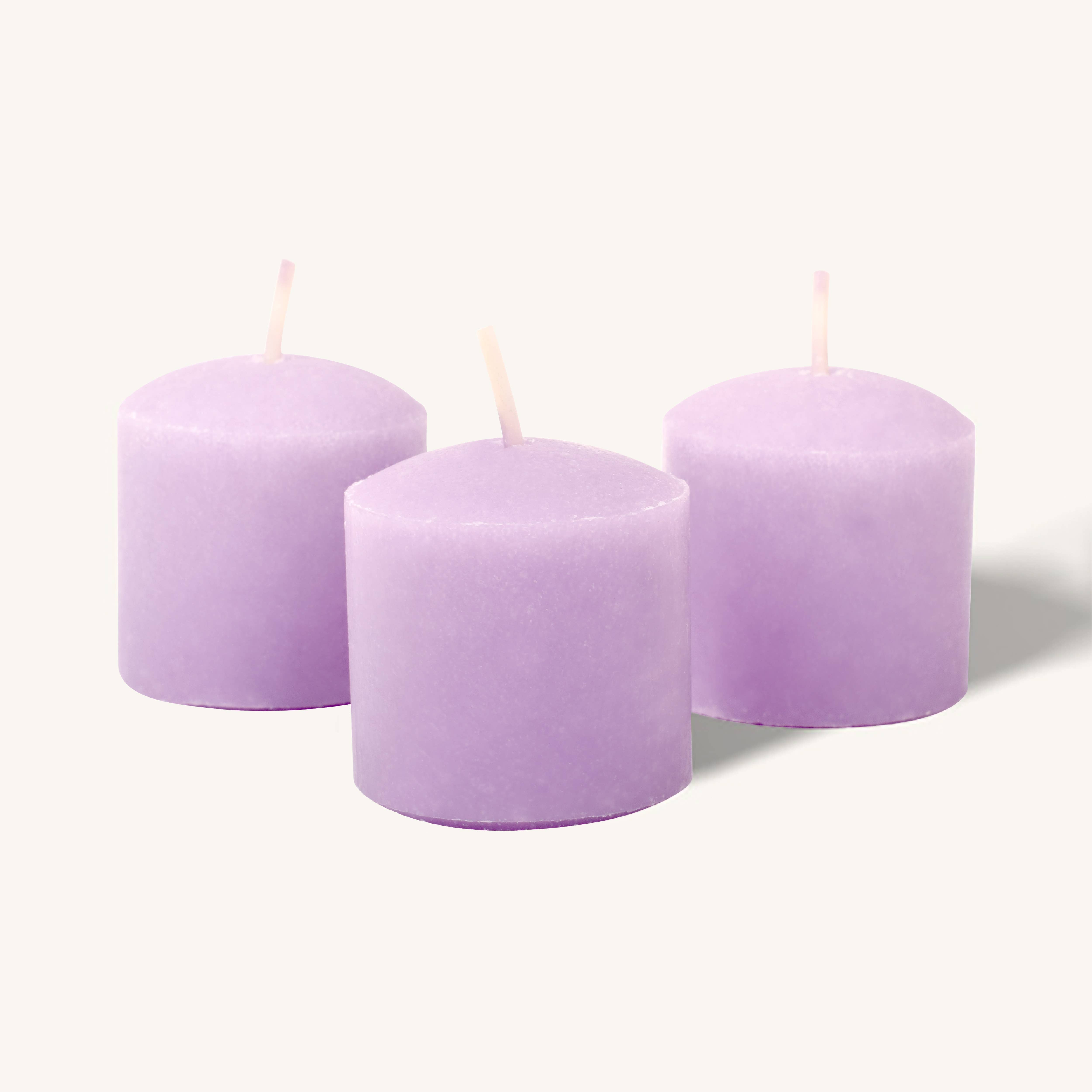 Scented Votive Candles - Vanilla Lavender - 12 Hours - 9 Pk