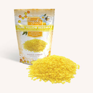 Yellow Beeswax Pellets - 1 Pound