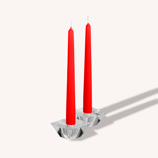 Red Taper Candles - 12 Inch - 12 Pack