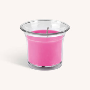 Scented Candles In Plastic Cups - Wild Cherry - 12Hr - 4Pk