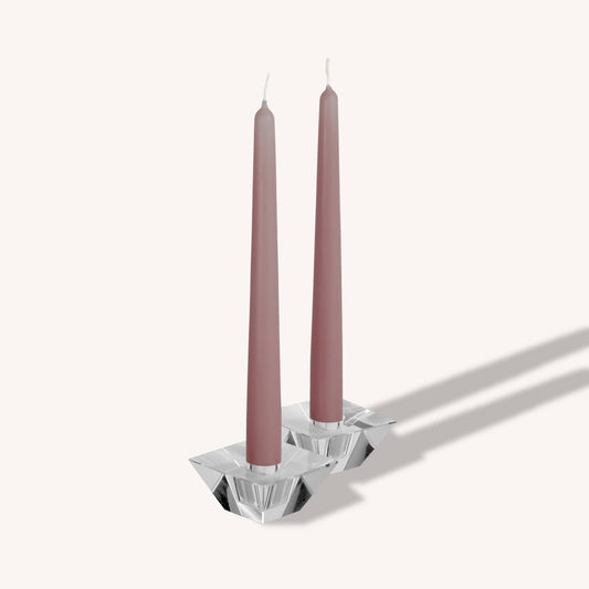 Lavender Taper Candles - 10 Inch - 12 Pack