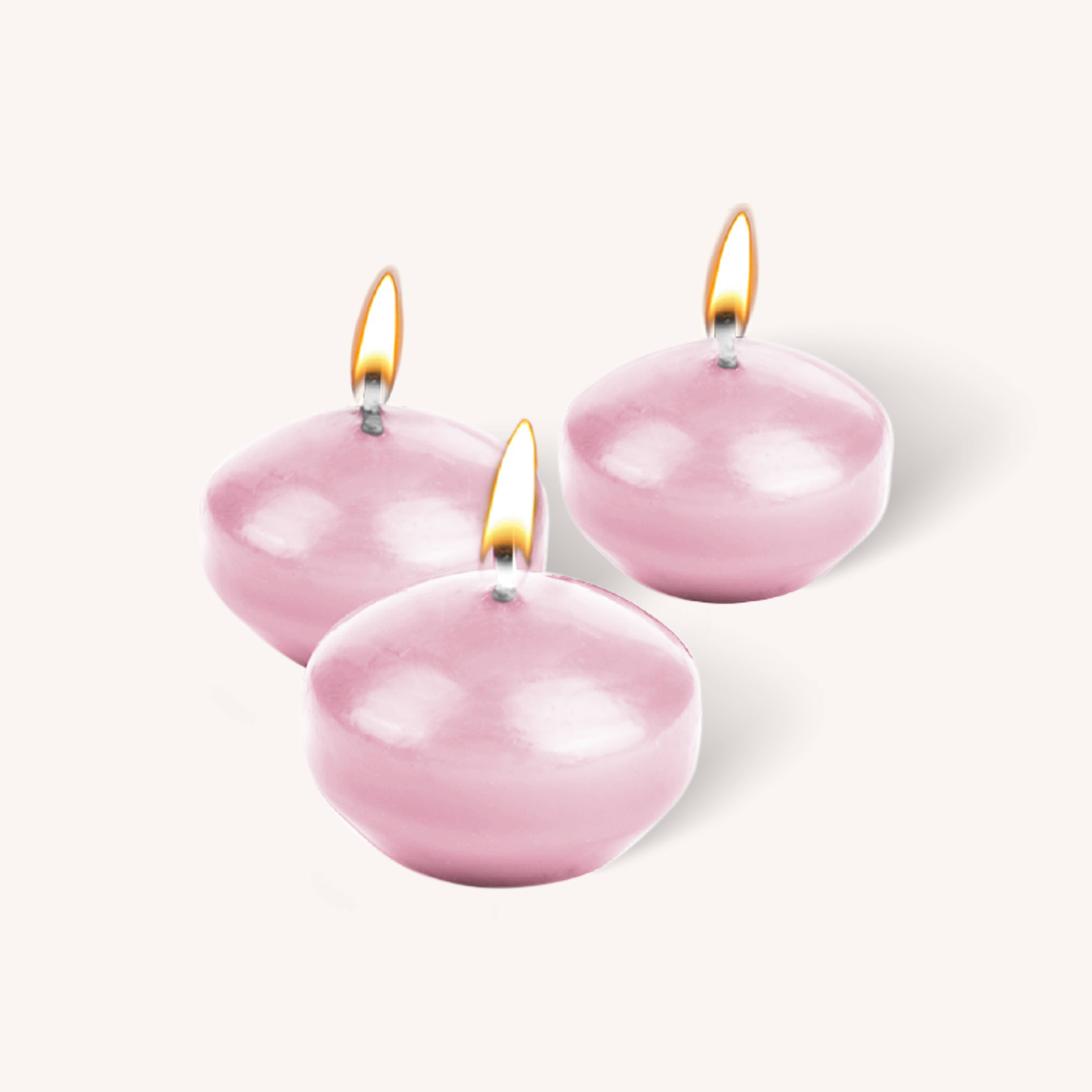 Floating Candles - Light Pink - Medium - 20 Pack