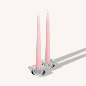 Light Pink Taper Candles - 14 Inch - 12 Pack