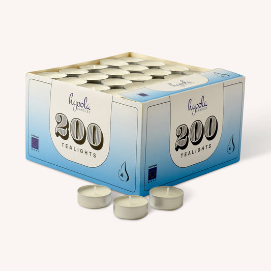 Tealight Candles - 4 Hours - 200 Pack