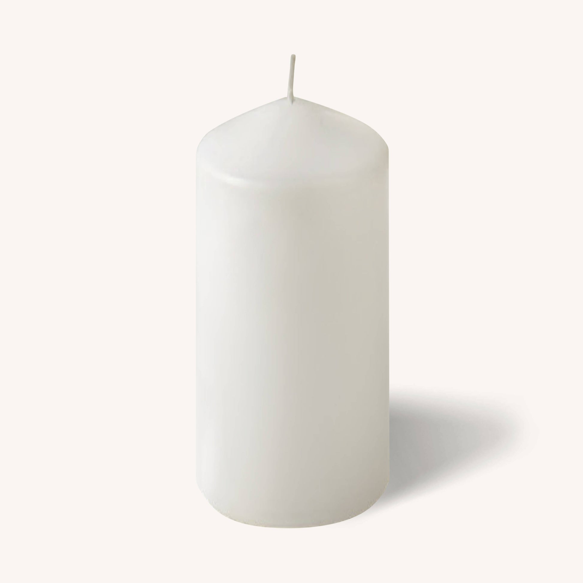 White pillar candle, 3 inch by 7 inch, pack of 6