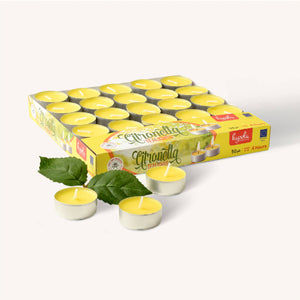 Citronella Scented Tealight Candles - 4 Hour - 50 Pack