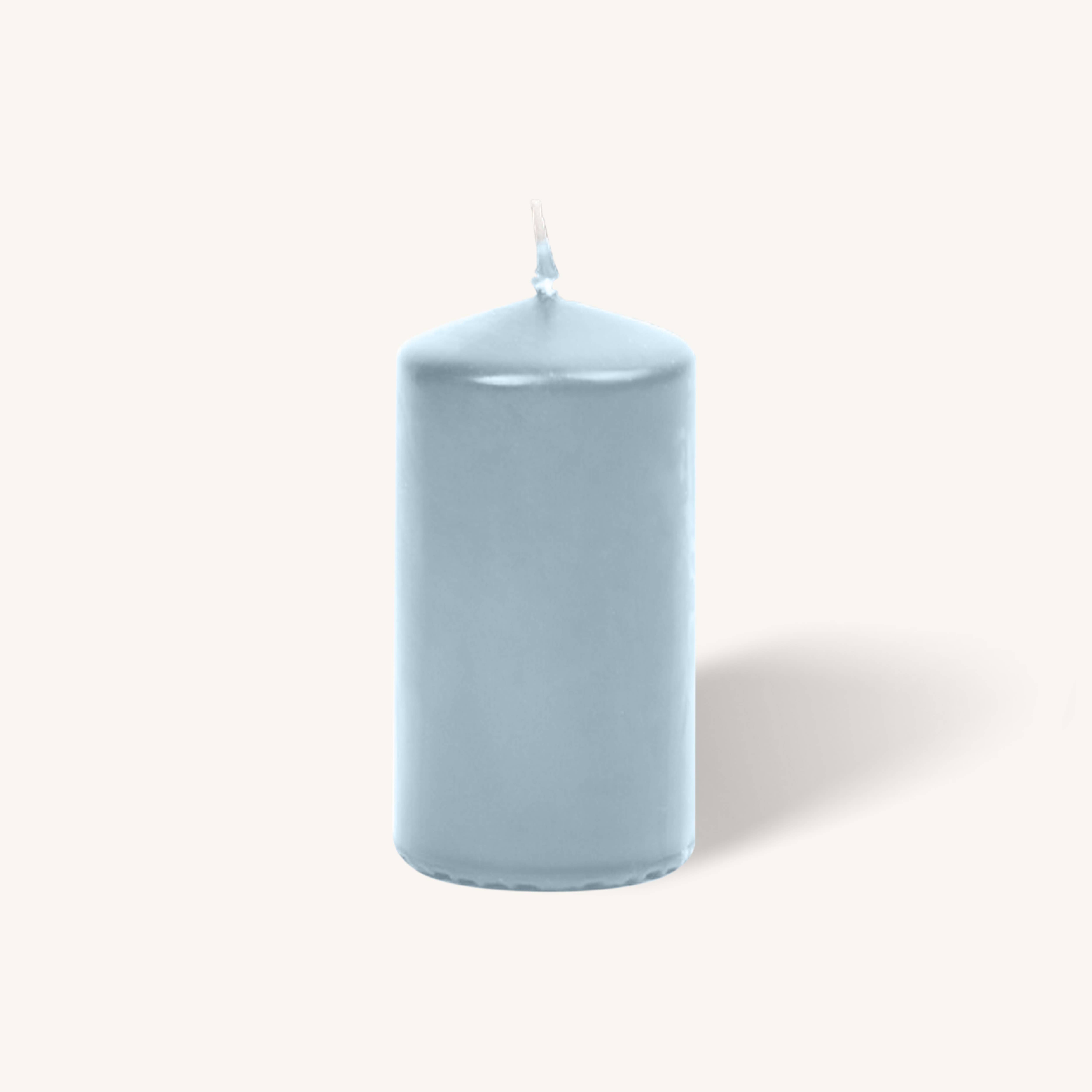 Ice Blue Pillar Candles - 2" x 4" - 4 Pack
