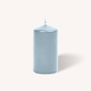 Ice Blue Pillar Candles - 2" x 4" - 4 Pack