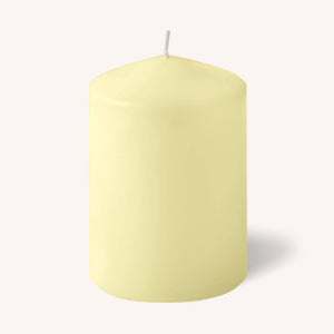Ivory Pillar Candles - 4" x 8" - 2 Pack