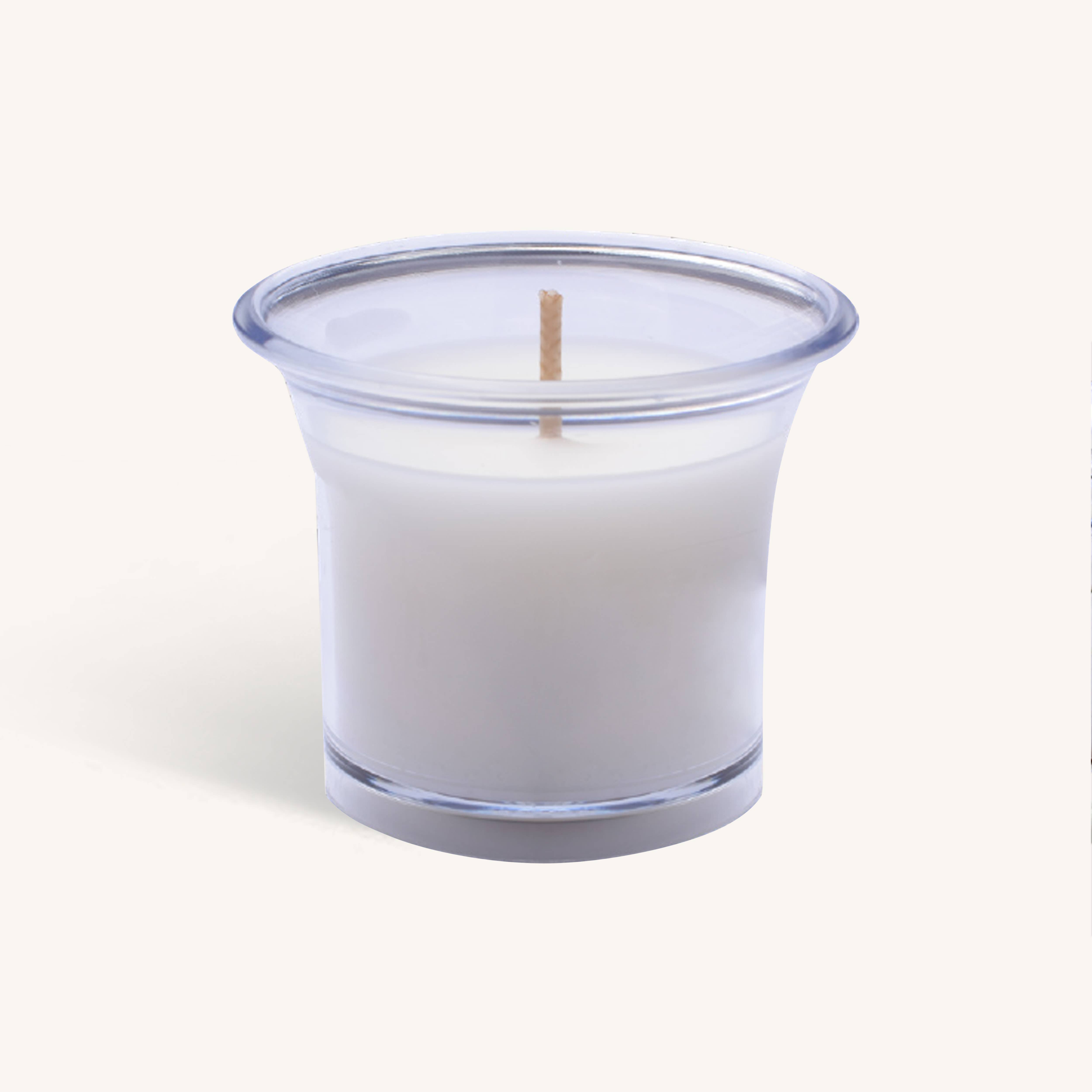Scented Candles In Plastic Cups - Sweet White - 12Hr - 4Pk