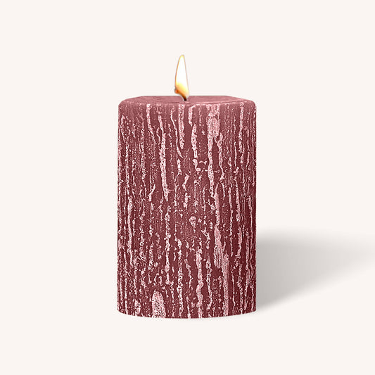 Timberline Pillar Candles - Antique Rose - 2.5" x 3" - 6 Pk