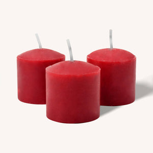 Scented Votive Candles - Baked Apple - 12 Hours - 9 Pack
