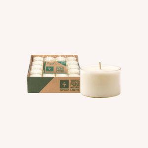Pure Nature Wax Tealights - 7 Hour - 40 Pack