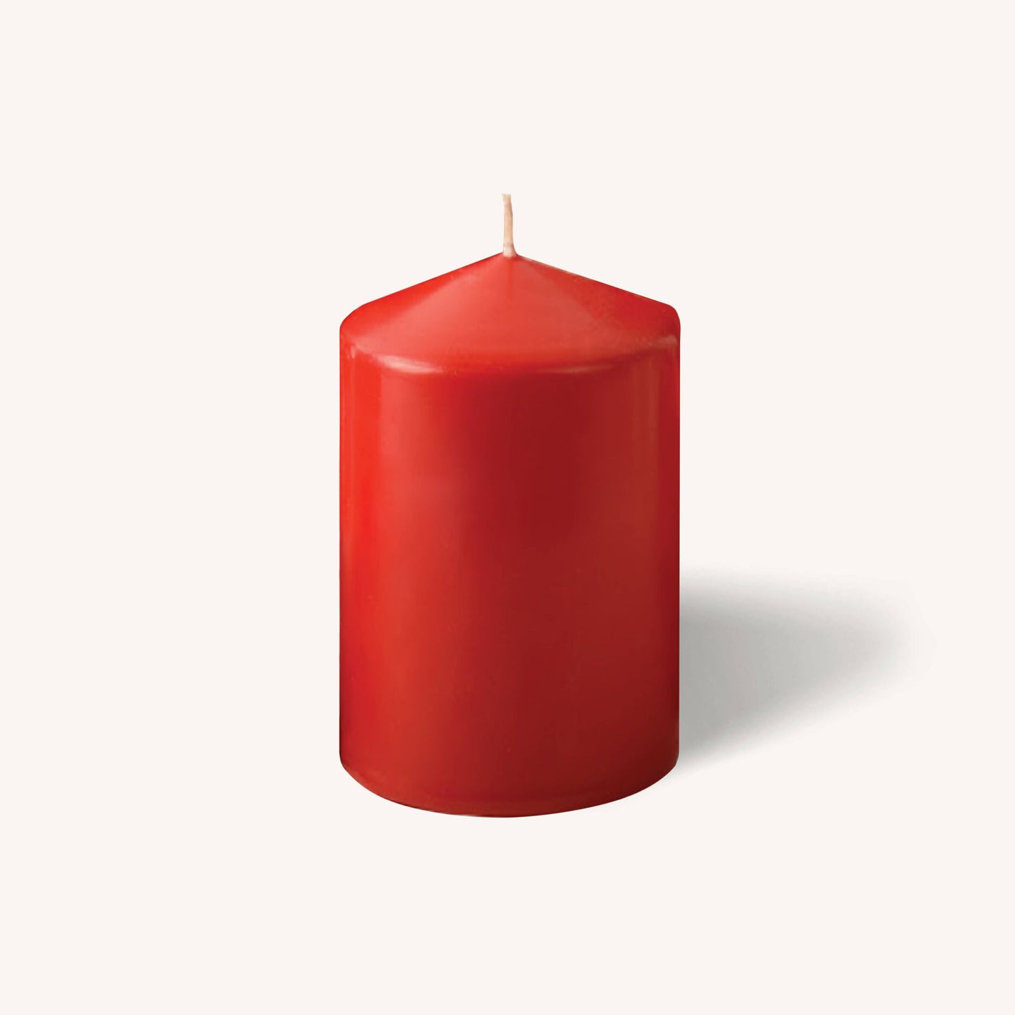 Red Pillar Candles - 2" x 3" - 4 Pack