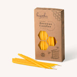 Load image into Gallery viewer, Yellow Beeswax Candles - Medium - 50 Pack
