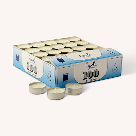 Tealight Candles - 4 Hours - 100 Pack