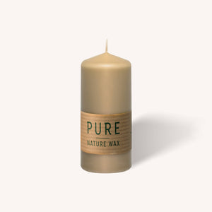 Pure Nature Wax Sand Pillar Candle - 2.3" x 5" - 4 Pack