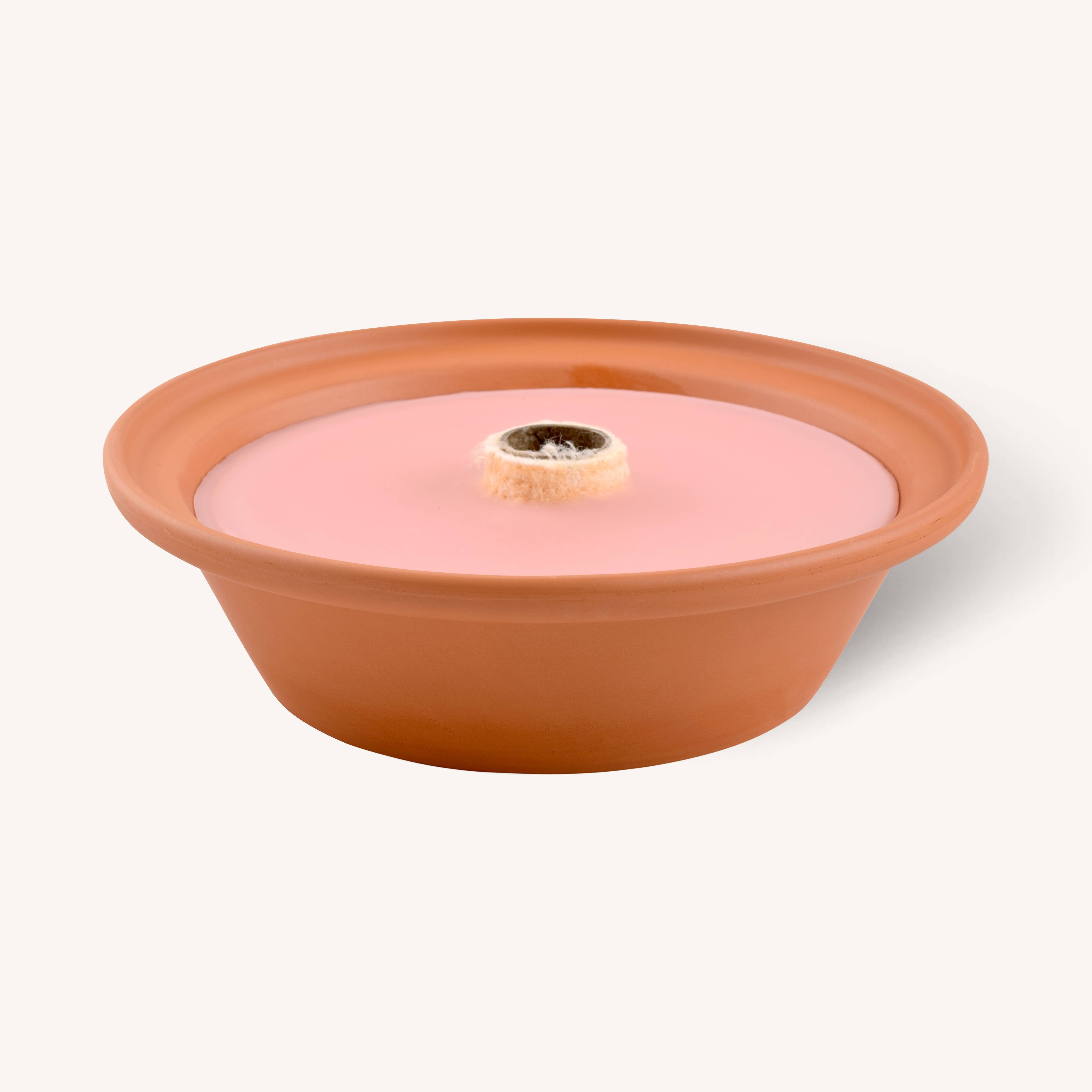 Fire Ball Candle in Terra Cotta- Peach - 5 Hours