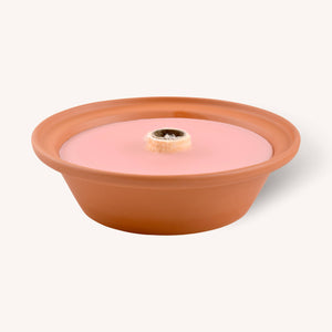 Fire Ball Candle in Terra Cotta- Peach - 5 Hours