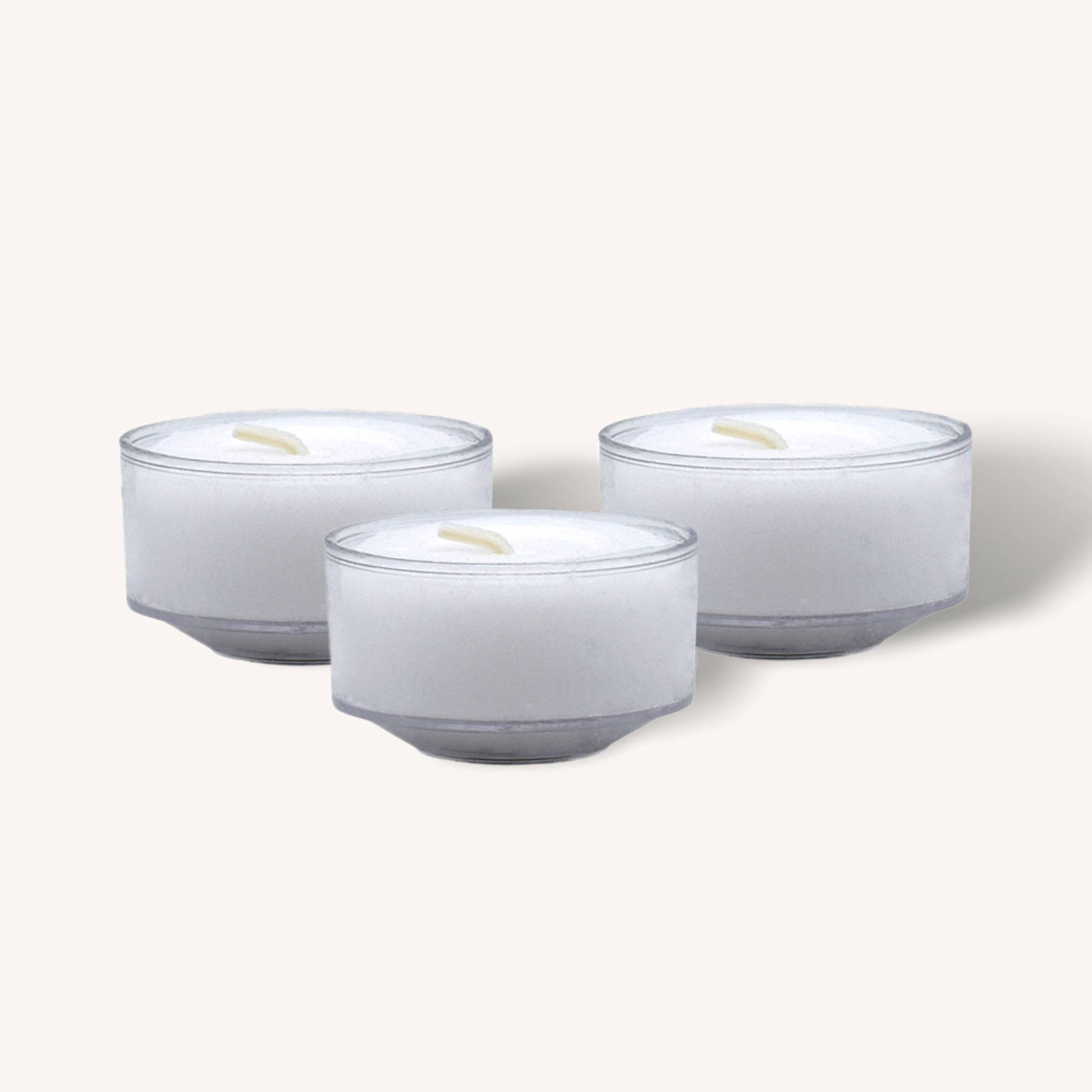 White scented tealight candles, 6 hour burn, pack of 15