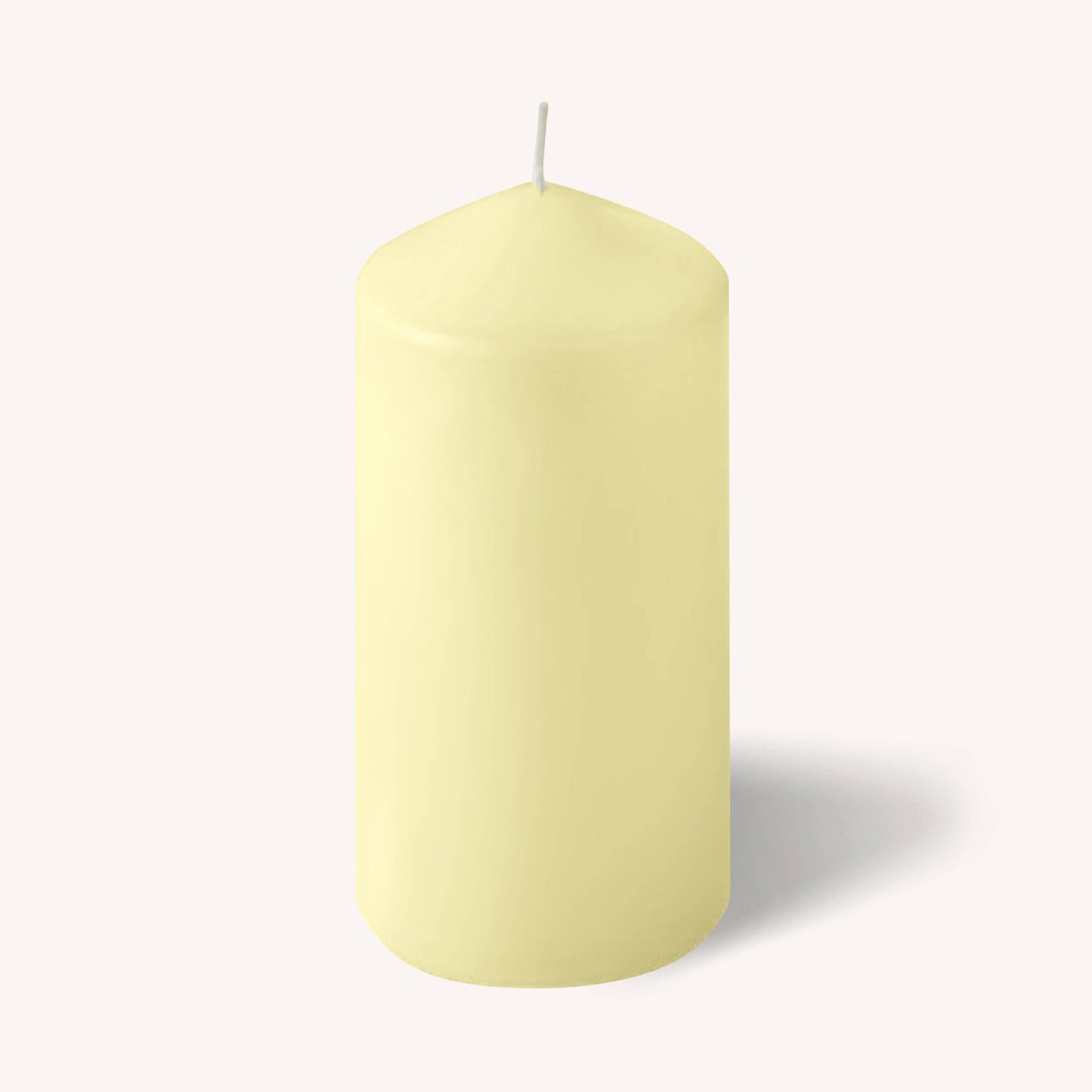 Ivory pillar candle, 3 inch by 9 inch, pack of 4