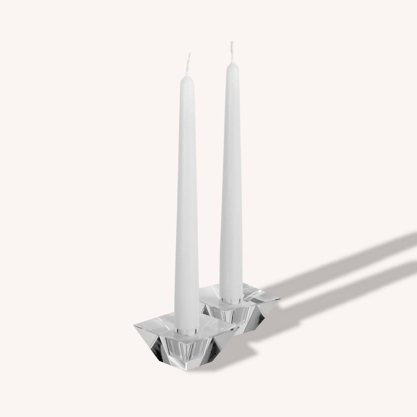 White Taper Candles - 14 Inch - 12 Pack