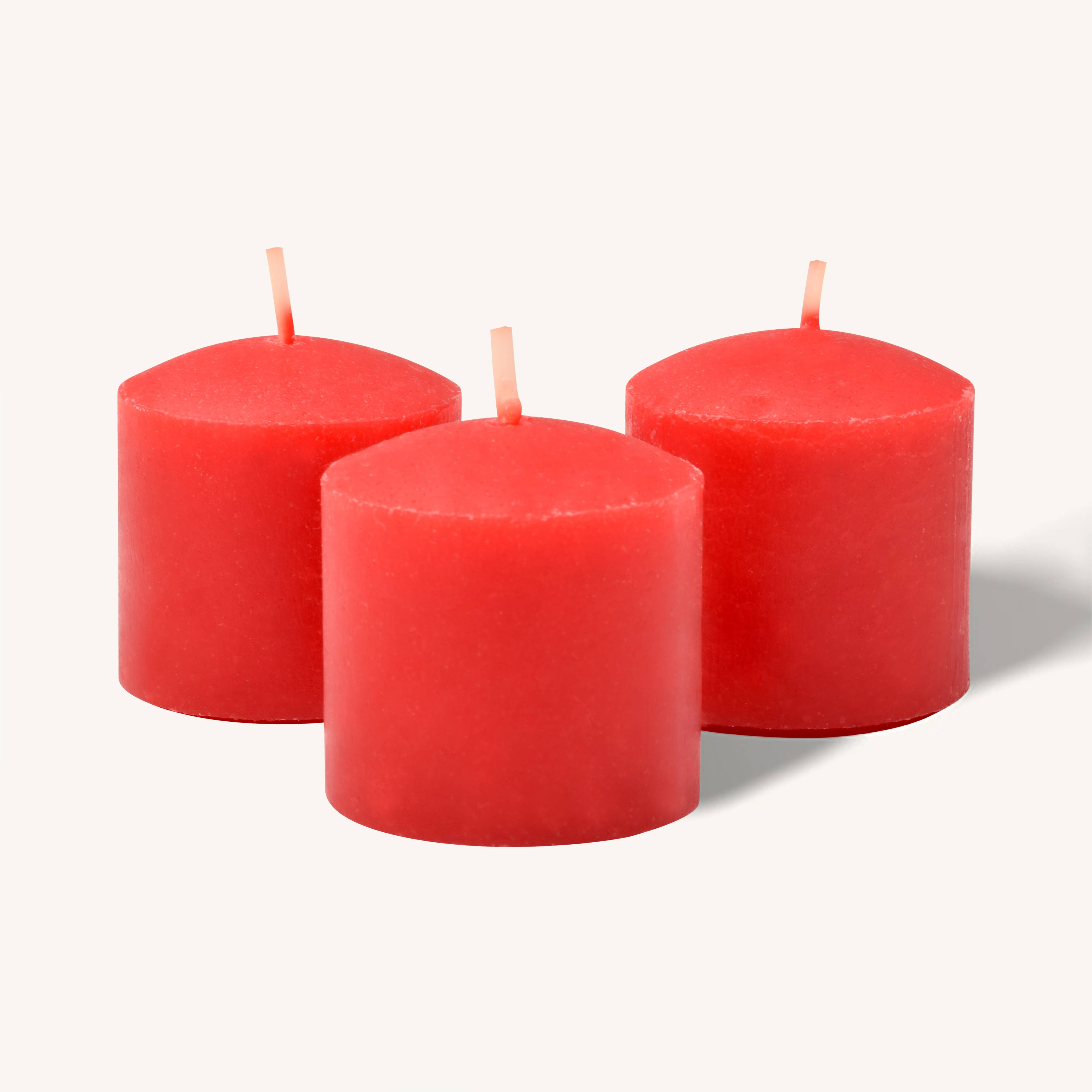 Scented Votive Candles - Strawberry - 12 Hours - 9 Pack