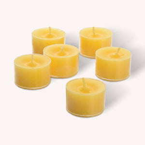 Citronella Tealight Candles in Clear Cup - 8 Hours - 40 Pk