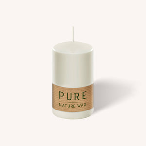 Pure Nature Wax White Pillar Candle - 2.7” x 5" - 3 Pack