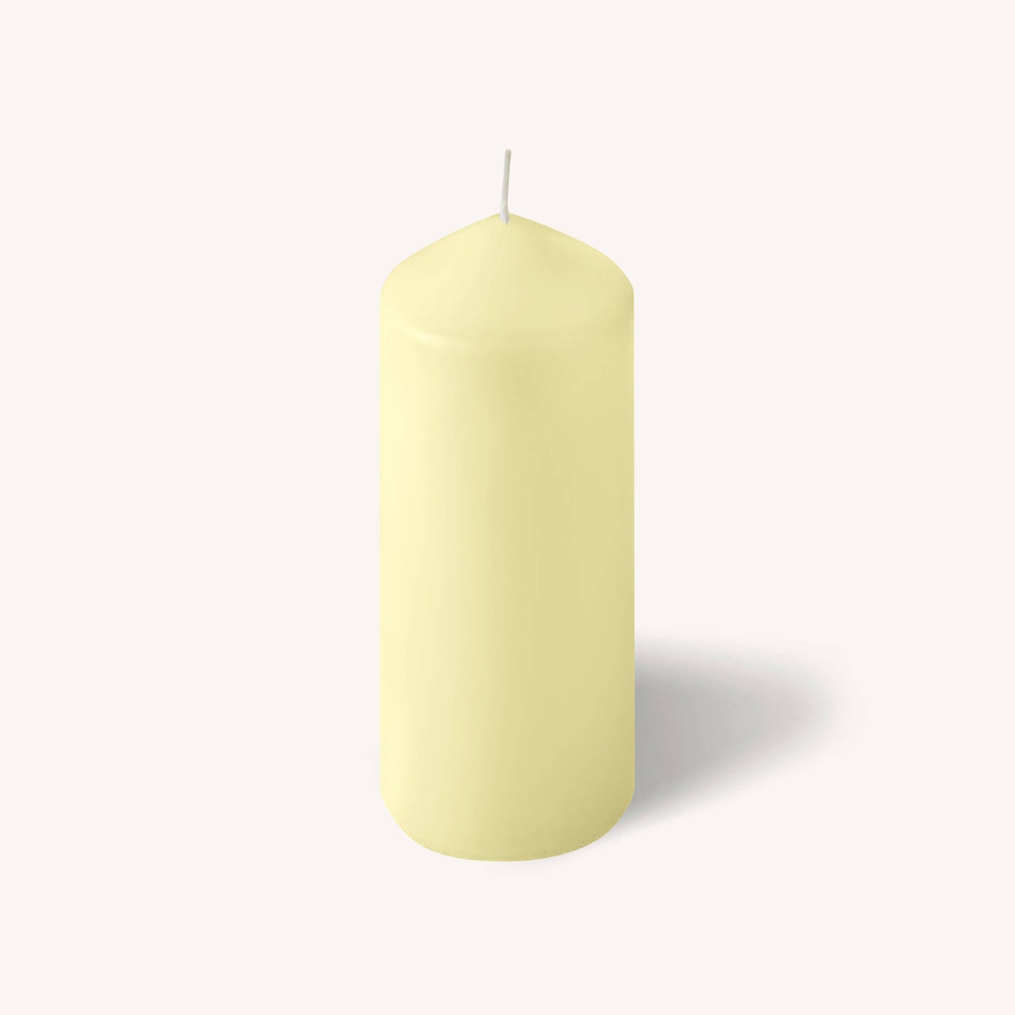 Ivory pillar candle, 2 inch by 6 inch, pack of 4