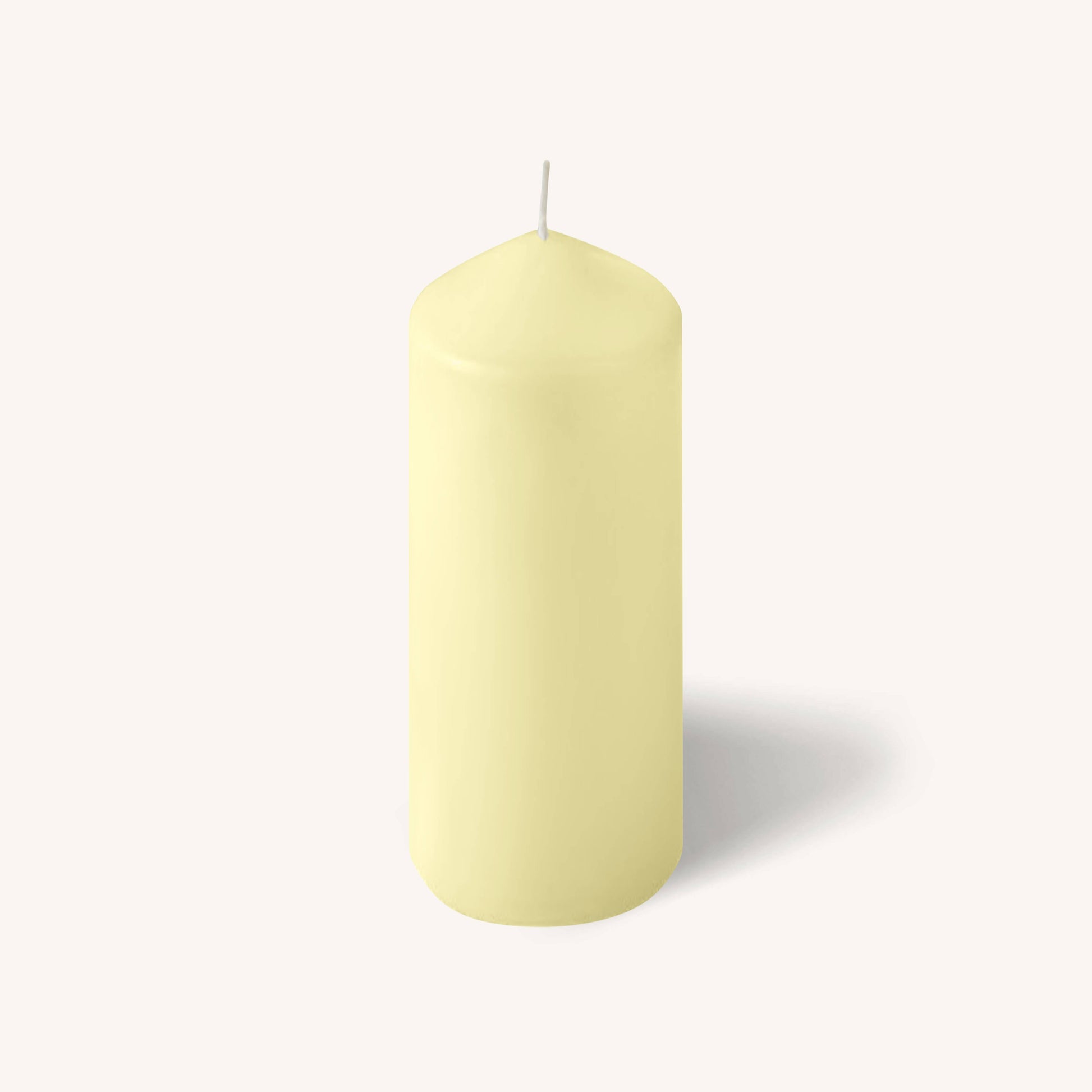 Ivory pillar candle, 2 inch by 6 inch, pack of 4